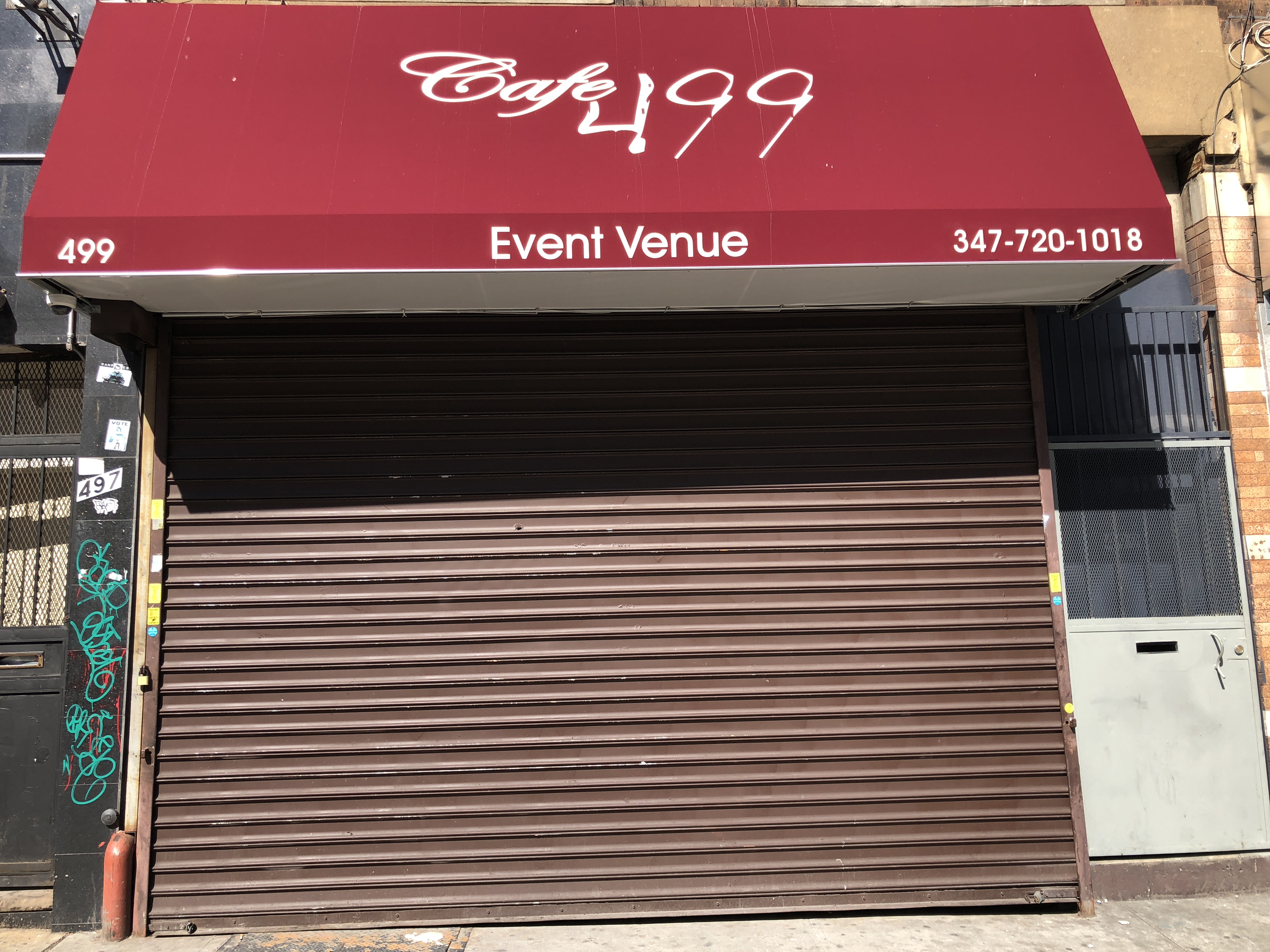 Security gate storefront