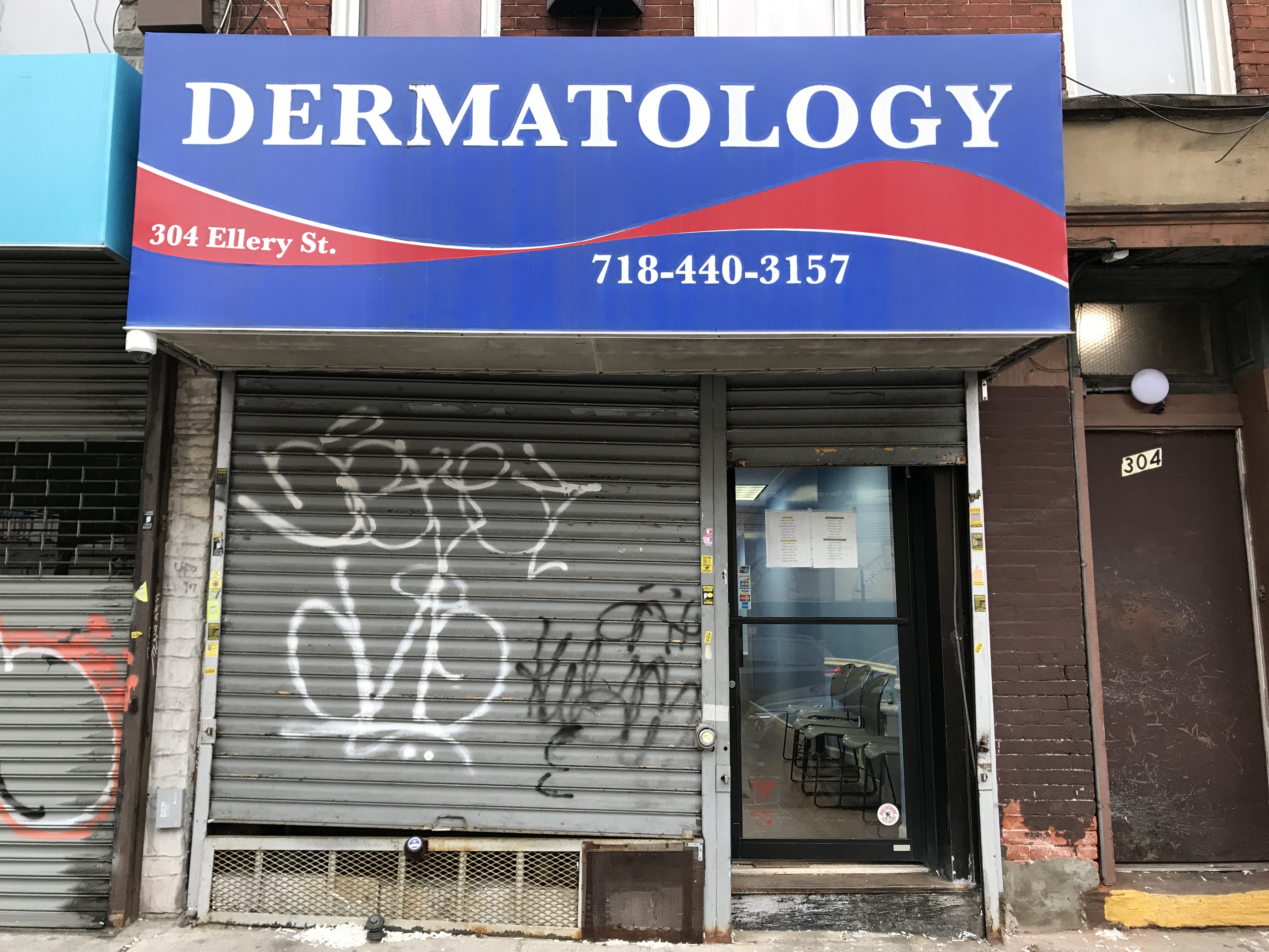 Security gate storefront